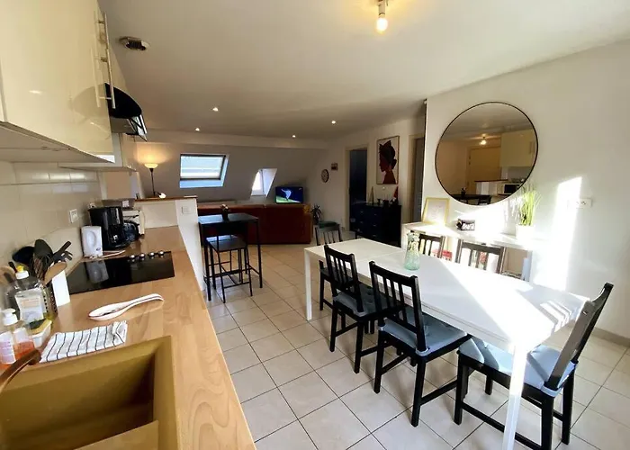 Apartment Strg Center At 10 Min-christmas Market And 10min Eu Parliament-wifi-tv Bischheim